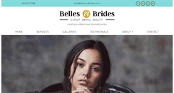 Desktop Screenshot of bellesandbrides.co.nz
